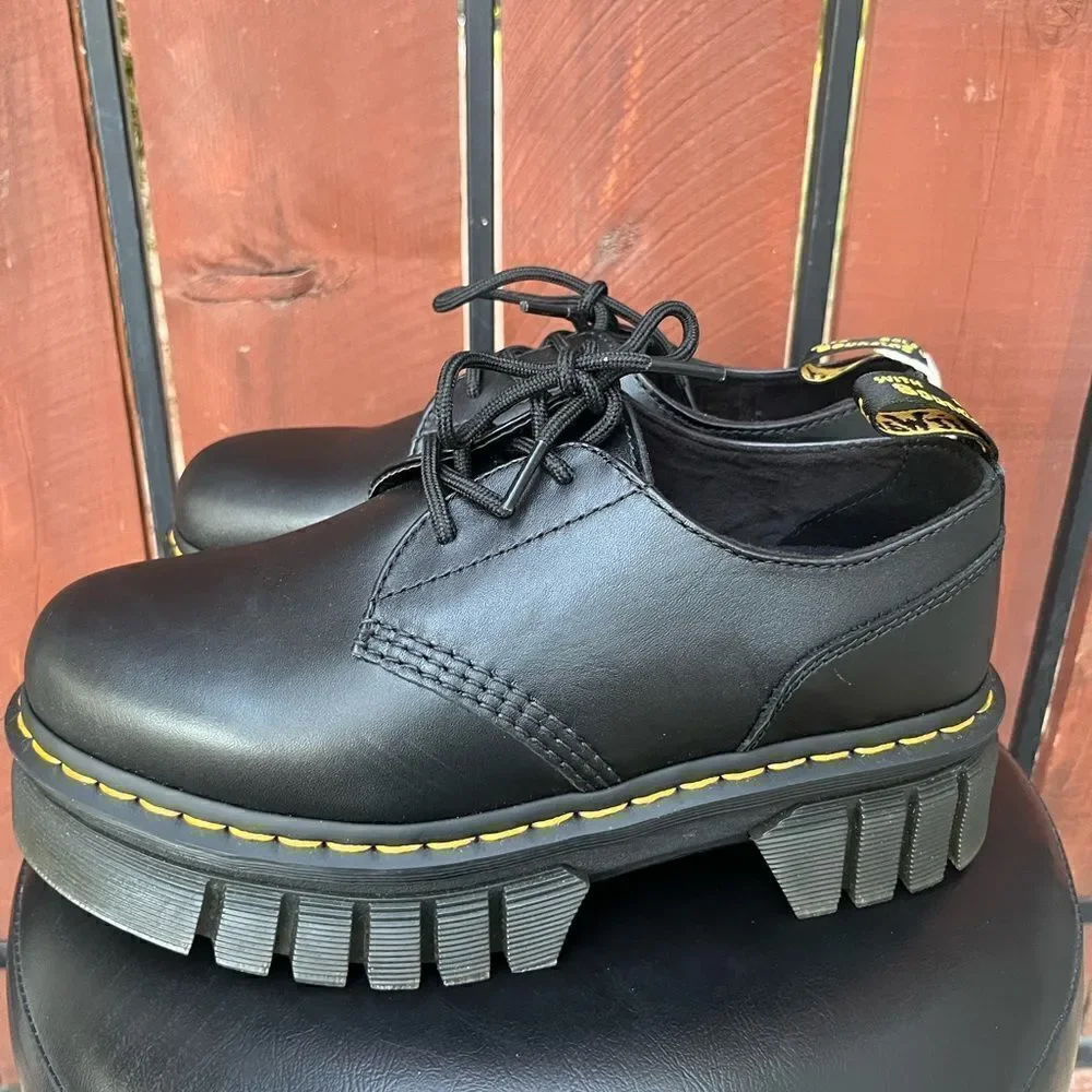 Dr. Martens 1461 Audrick Soft Leather Platform Oxford Shoes size 9US L